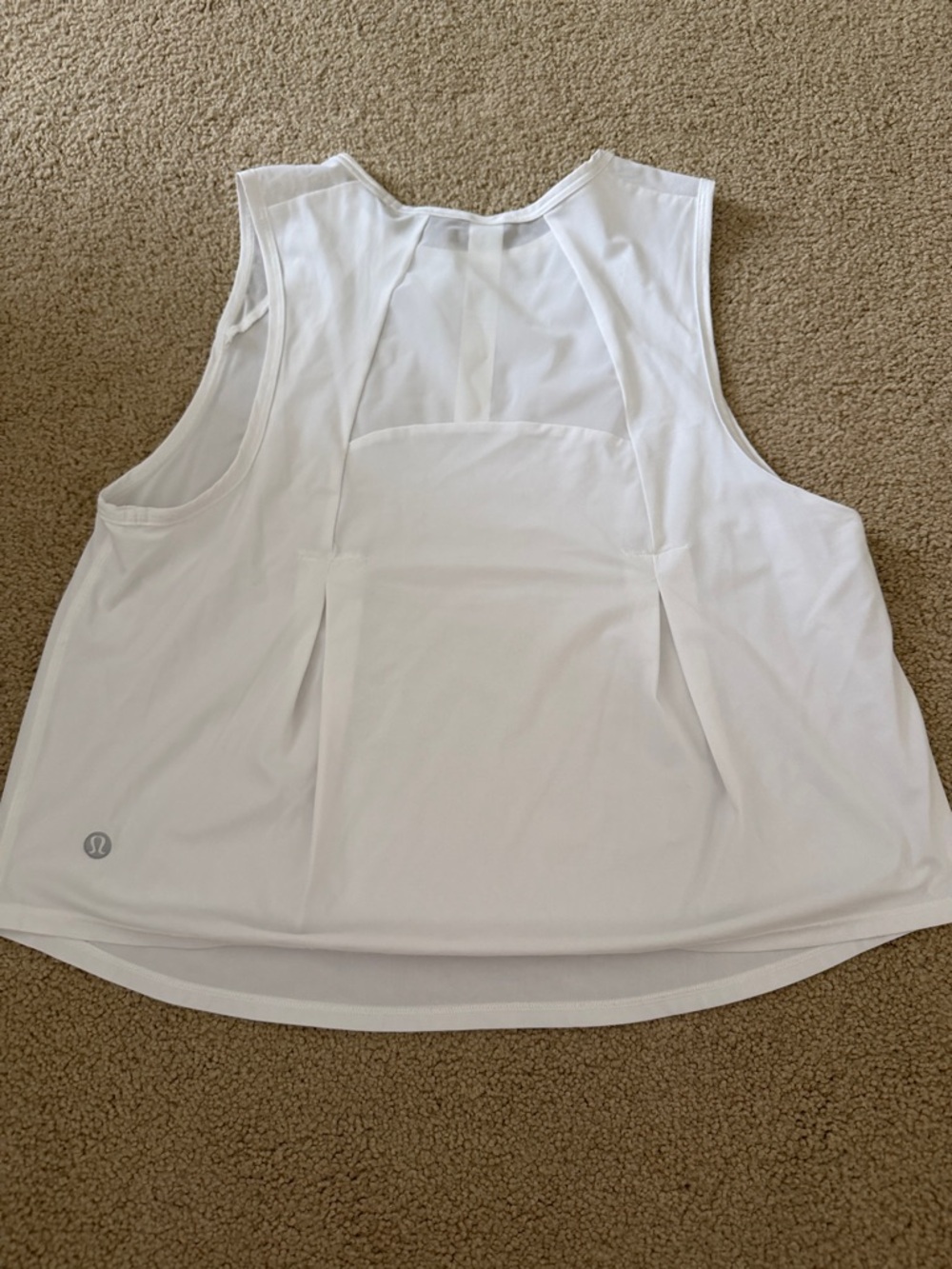 Lululemon Athletica White Sleeveless Performance Tank - Picture 3 of 4